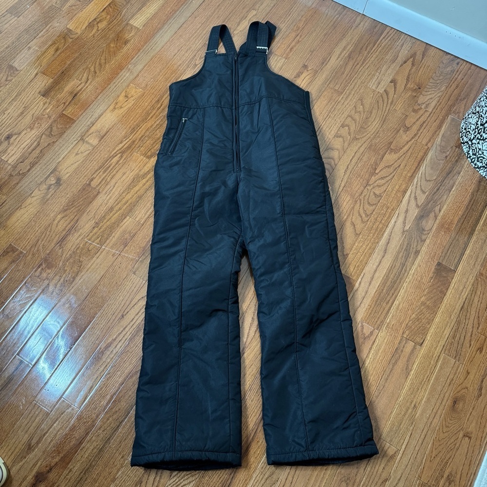 Black Bear Insulated Overalls Snowboard Ski Suit Black Size L